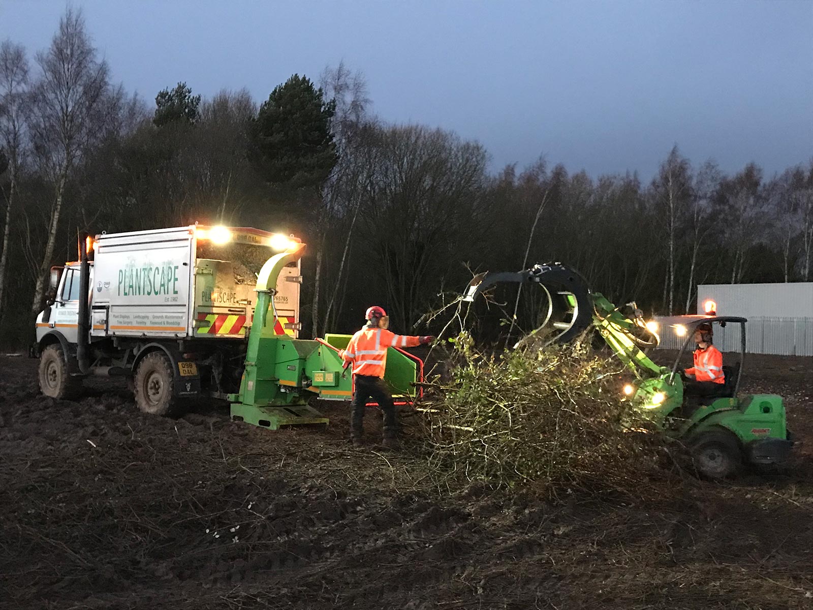 Grapple Saw Lorry Hire For Construction Hethersett