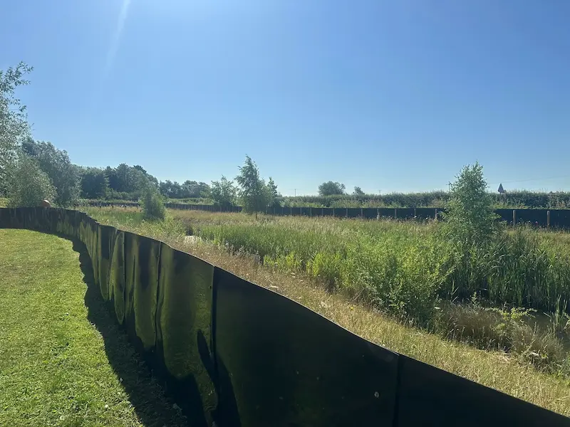 Hethel Water Vole Fencing Installation
